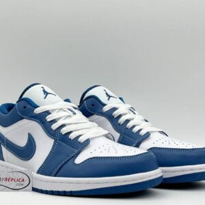 GiÃ y Nike Air Jordan 1 Low â€˜Marina Blueâ€™ xanh rep 1:1
