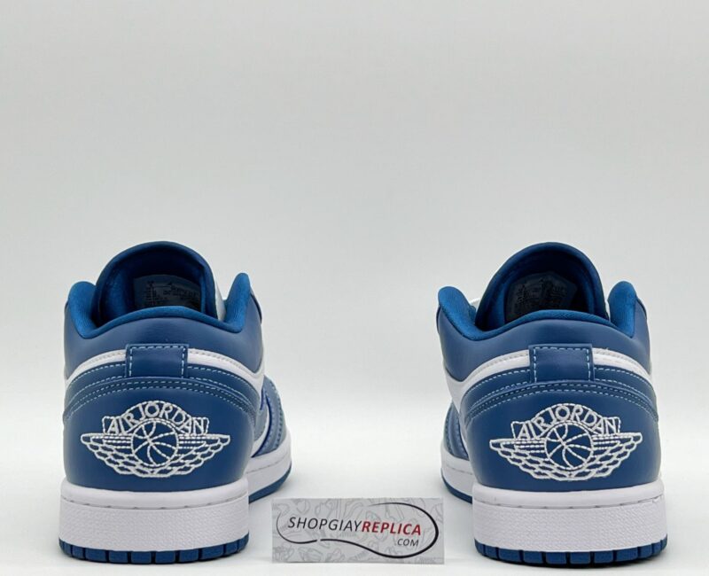gót giày Air Jordan 1 Low ‘Marina Blue’ xanh rep 1:1