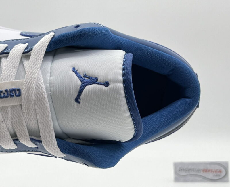đế khâu giày Air Jordan 1 Low ‘Marina Blue’ xanh rep 1:1