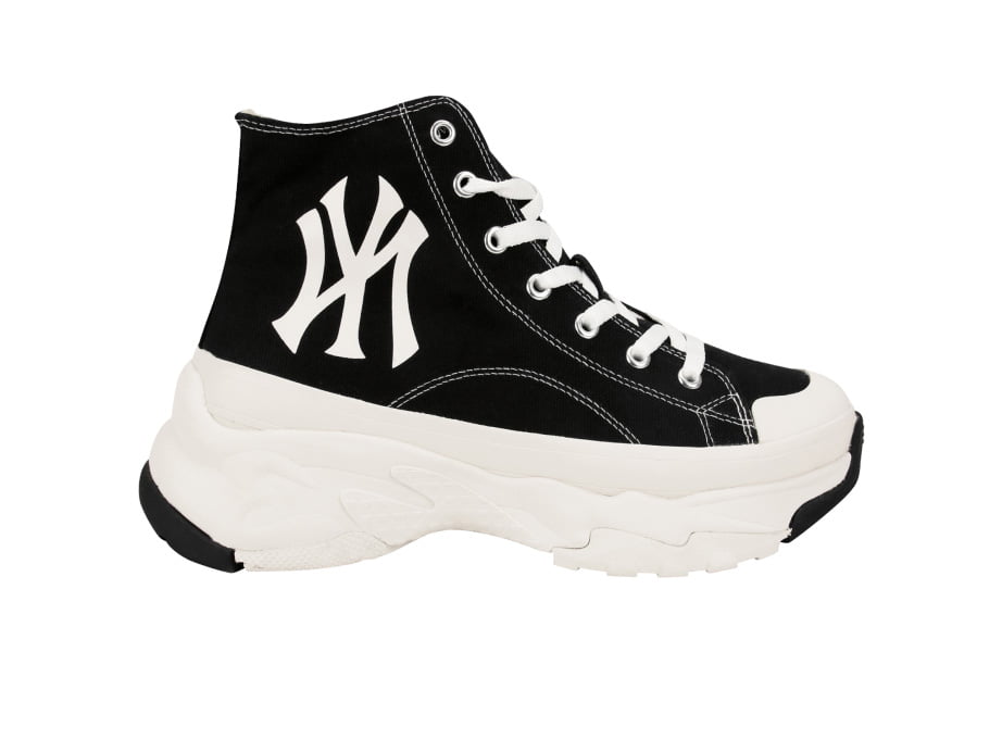 Giày MLB Bigball Chunky High New York Yankees Black 32SHU101150L  Sneaker  Daily