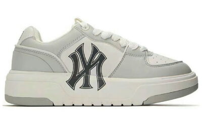 Giày MLB Chunky Liner Low New York Yankees 'White Grey' Like Auth