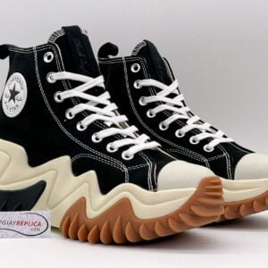 Giày Converse Run Star Motion High Cao Cổ màu Black Gum Honey