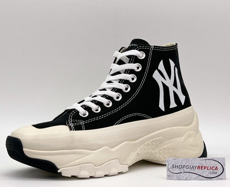 Giày MLB Bigball Chunky High New York Yankees “Black” Đen
