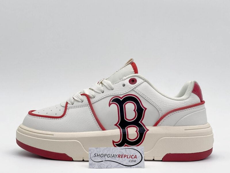 Giày MLB Chunky Liner Low ‘Boston Red’ Đỏ Like Auth