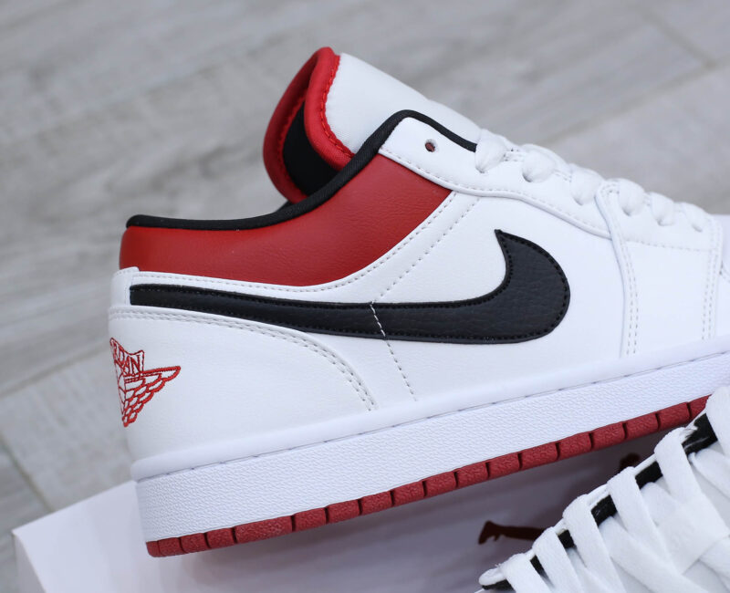 Giày Nike Air Jordan 1 Low 'White Gym Red'
