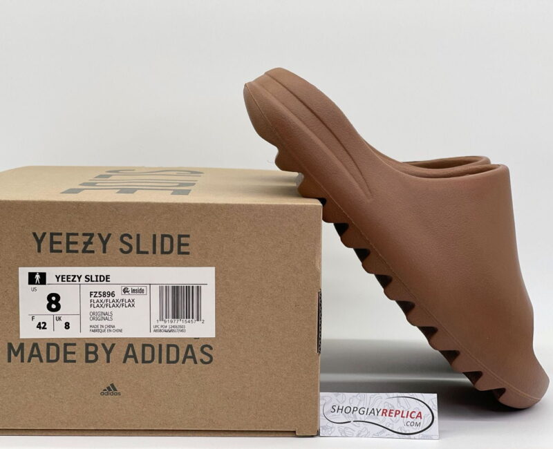 Dép Adidas Yeezy Slides ‘Flax’ ( 2022 vân Nhám )