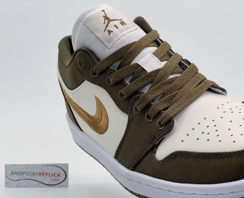 Giày Nike Air Jordan 1 Low SE ‘Light Olive’ rep 1:1