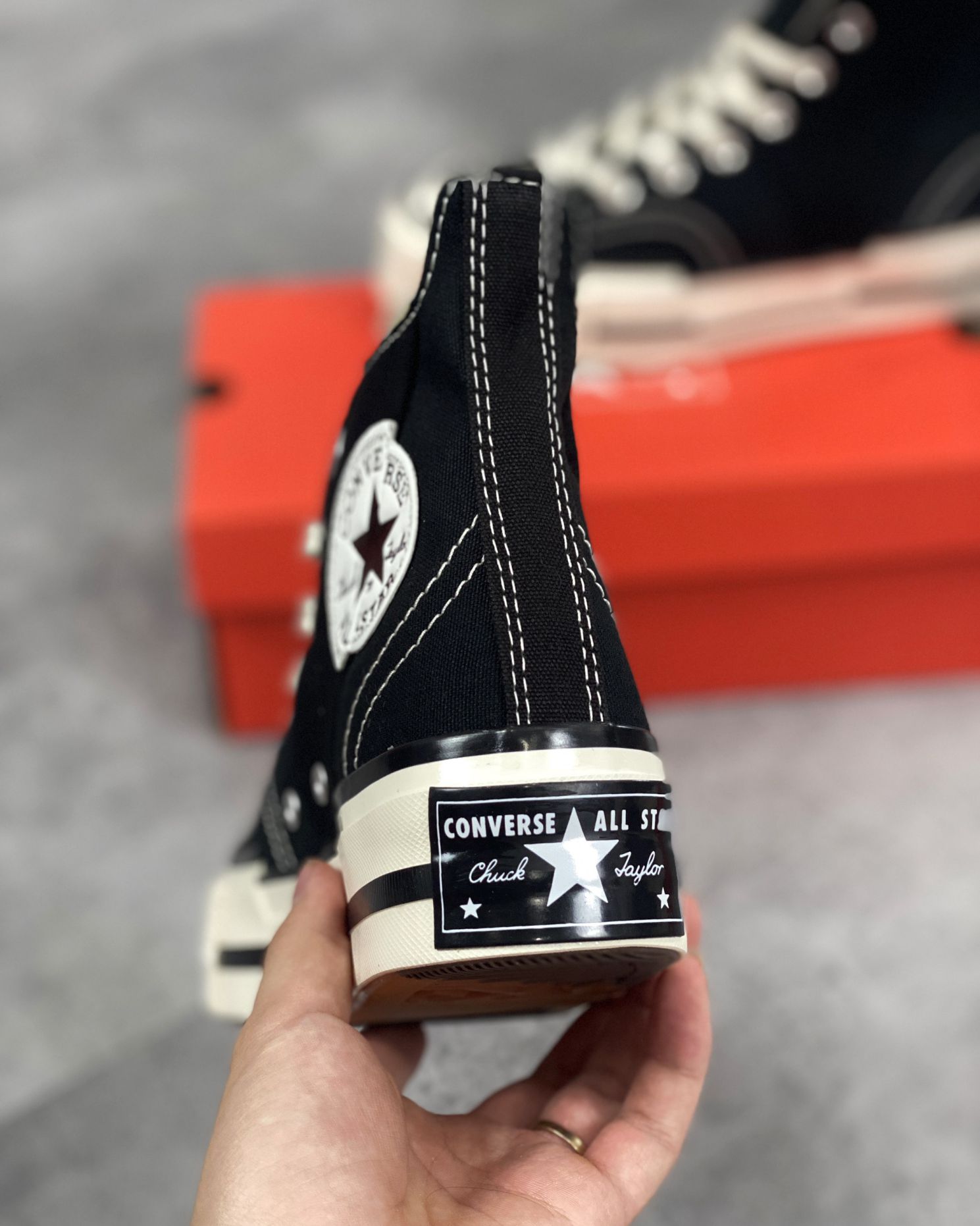 Giày Converse Chuck Taylor 70 Plus Black Đen Rep 1:1 - Shop giày Replica™
