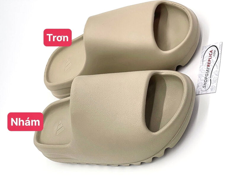 so sánh dép Dép Adidas Yeezy Slide ‘Pure’ và Bone