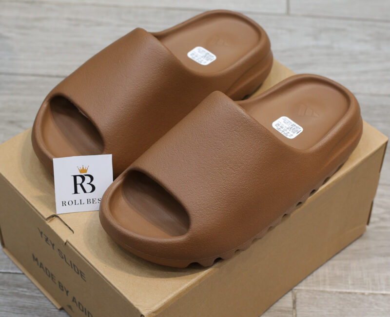 Dép Adidas Yeezy Slides ‘Flax’ ( 2022 vân Nhám ) Best Quality