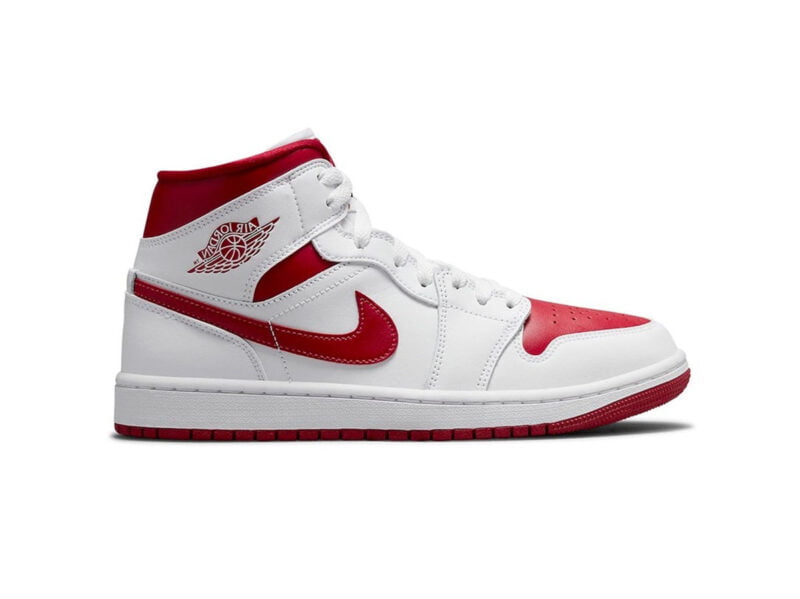 Giày Nike Air Jordan 1 Mid 'White Gym Red'