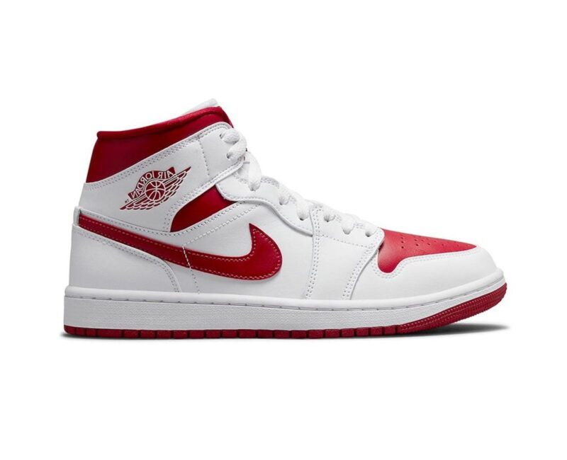 Giày Nike Air Jordan 1 Mid 'White Gym Red'