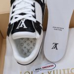 Giày Louis Vuitton LV Trainer Monogram Denim Black Like Auth