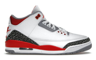 Giày Nike Air Jordan 3 Retro 'Fire Red 2022' Like Auth