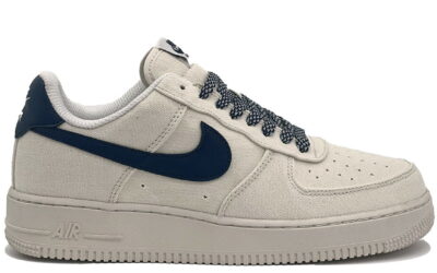 Giày Nike Air Force 1 Low Canvas Stussy Navy