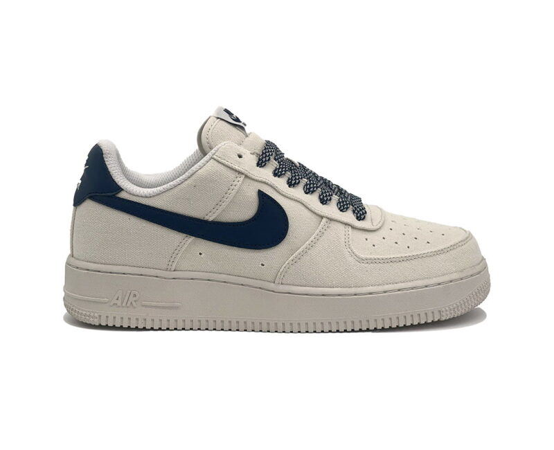 Giày Nike Air Force 1 Low Canvas Stussy Navy