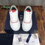 Giày Dior B27 Low White Red họa tiết Dior Oblique Galaxy Like Auth