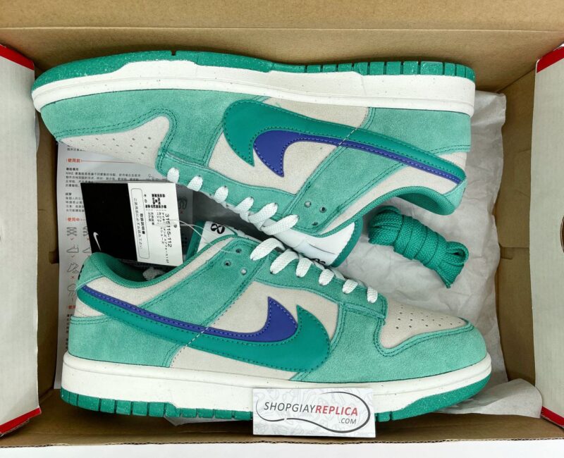 Giày Nike Dunk Low SE 85 Neptune Green Xanh Like AUth