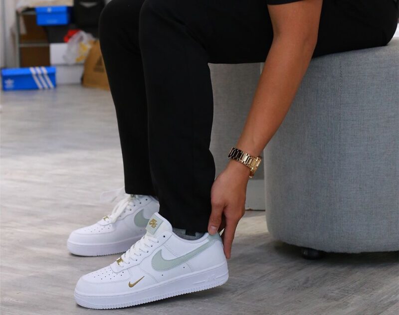 onfeet Air Force 1 Low White Grey Gold