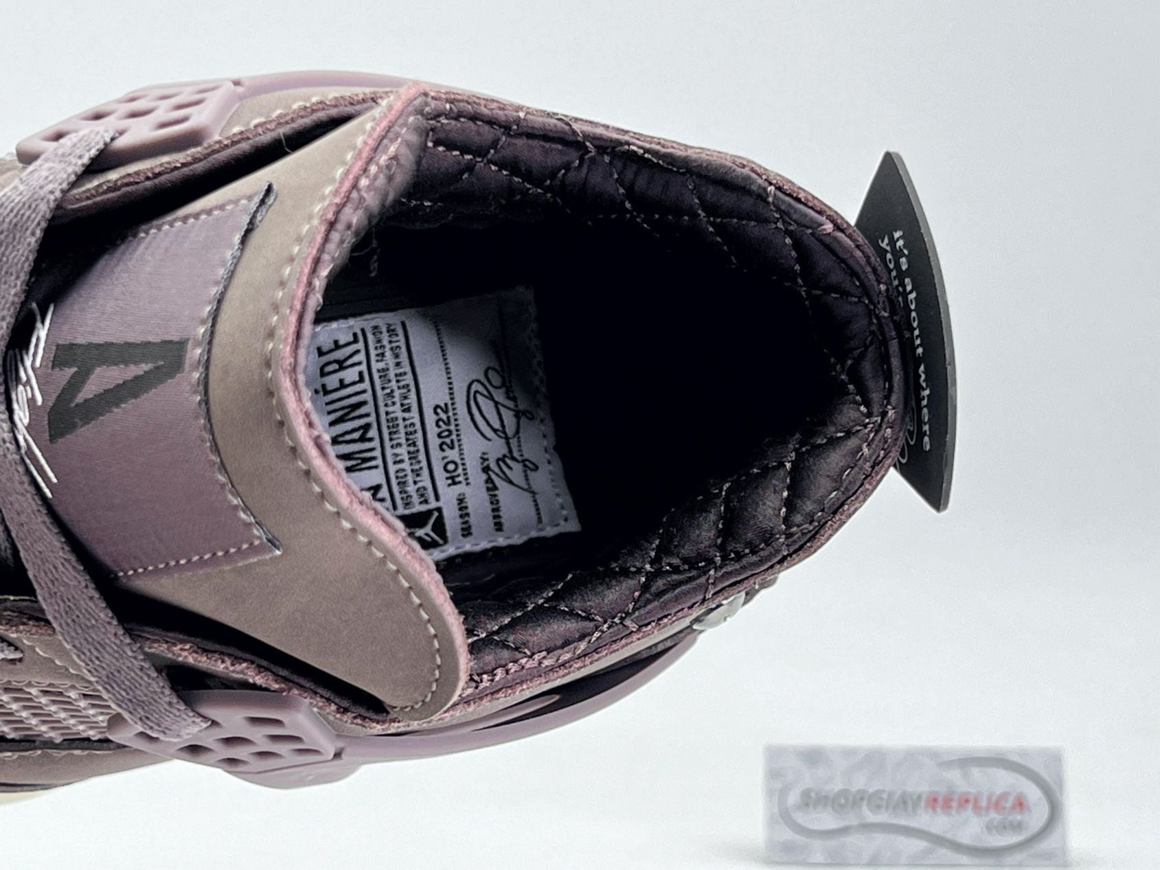 cổ Giày Nike Air Jordan 4 Retro A Ma Maniére ‘Violet Ore’ like auth