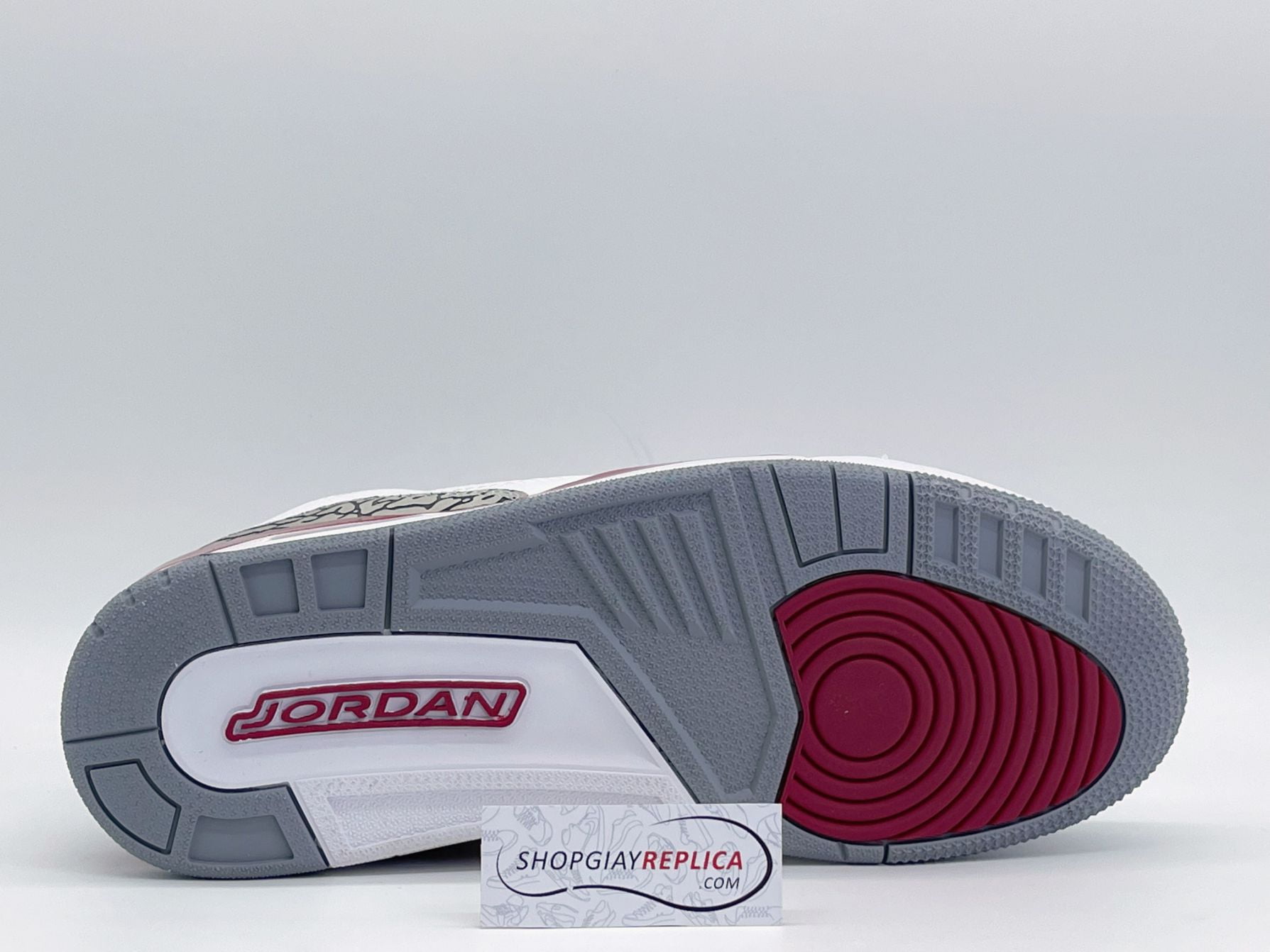 Giày Nike Air Jordan 3 Retro ‘Cardinal Red’ Like Auth