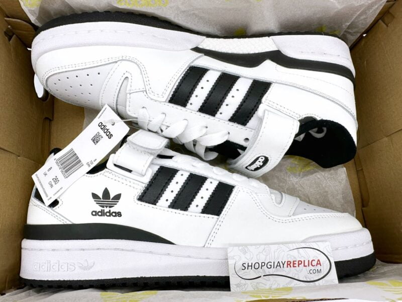 Giày Adidas Forum 84 Low White Black Trắng Đen