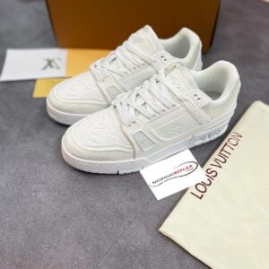 Giày Louis Vuitton LV Trainer 54 Signature White 1A8WB3