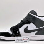 Giày Nike Air Jordan 1 Mid ‘Carbon Fiber’ Trắng Đen