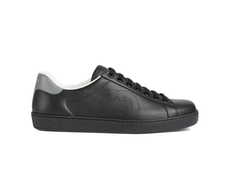 Giày Gucci Ace Sneaker with Interlocking G Black