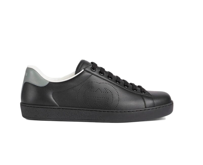 Giày Gucci Ace Sneaker with Interlocking G Black