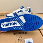 Giày Louis Vuitton Lv Trainer #54 Signature Blue White Like Auth