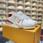 Giày Louis Vuitton LV Trainer #54 White Red Siêu Cấp