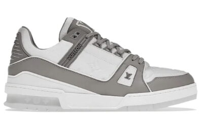 Giày Louis Vuitton Lv Trainer Grey Đế Trắng Like Auth