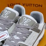 Giày Louis Vuitton Lv Trainer Monogram Grey Đế Nâu Like Auth