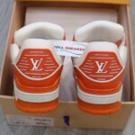 Giày Louis Vuitton Lv Trainer Monogram Orange Best Quality