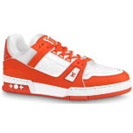 Giày Louis Vuitton Lv Trainer Monogram Orange Cam Like Auth