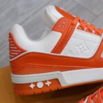 Giày Louis Vuitton Lv Trainer Monogram Orange Best Quality