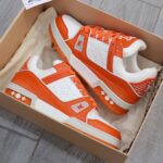 Giày Louis Vuitton Lv Trainer Monogram Orange Like Auth