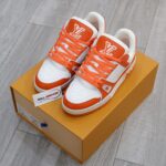 Giày Louis Vuitton Lv Trainer Monogram màu Cam Orange Like Auth