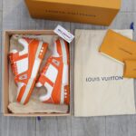 Giày Louis Vuitton Lv Trainer Monogram màu Cam