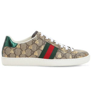 Giày Gucci Ace GG Supreme Canvas with Bees Like Auth