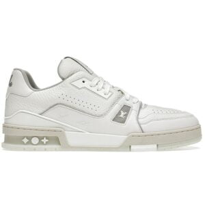 Giày Louis Vuitton Trainer #54 Signature Green White Like Auth
