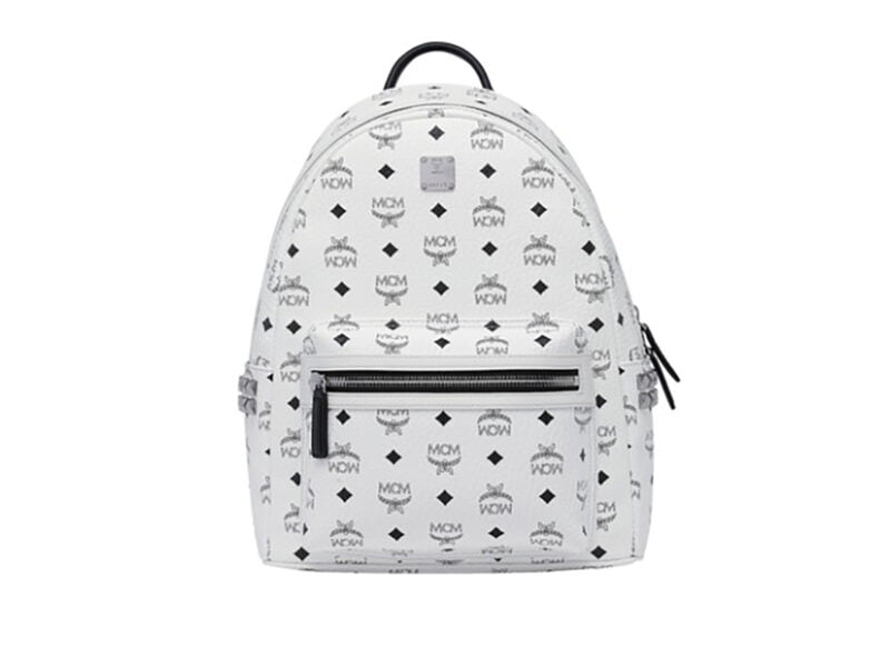 Balo MCM Stark Side Studs in Visetos White