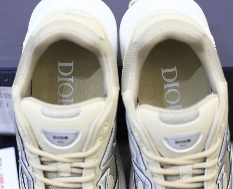 Giày Dior B30 Sneaker Cream Mesh and Technical Fabric Like Auth