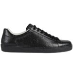 Giày Gucci Ace GG Embossed Sneaker Black Like Auth