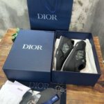 Giày Dior B27 Low Black họa tiết Dior Oblique Galaxy Like Auth