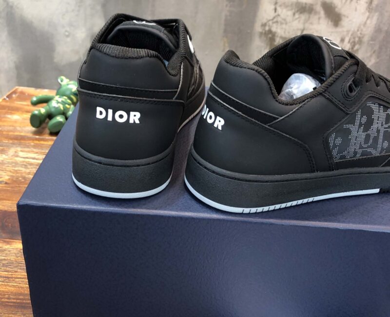 Giày Dior B27 Low Black họa tiết Dior Oblique Galaxy Like Auth