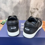 Giày Dior B27 Low Dior Black họa tiết CD Diamond Canvas Like Auth