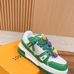 Giày Louis Vuitton Trainer Maxi Green Best Quality