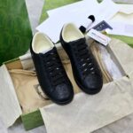 Giày Gucci Ace GG Embossed Sneaker Black Like Auth